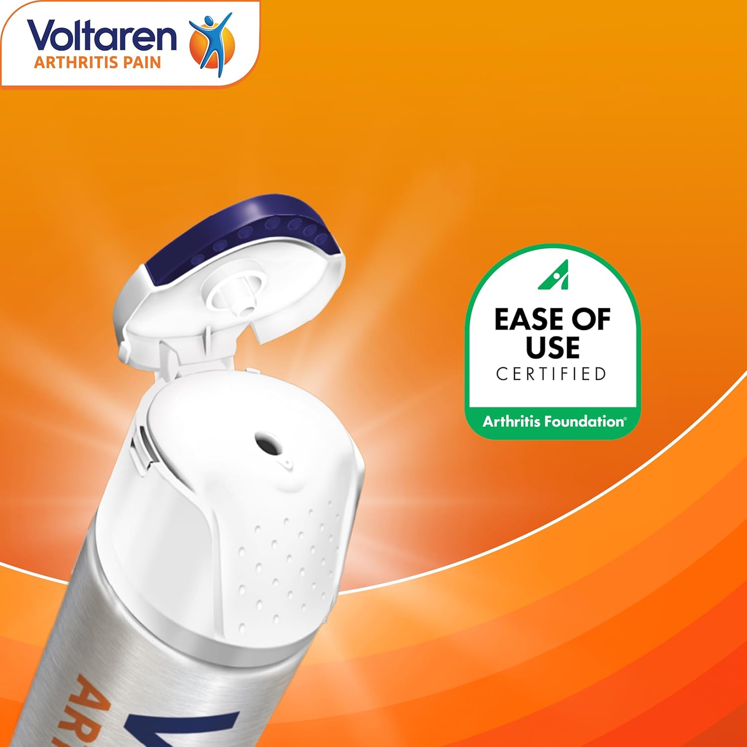 Voltaren Arthritis Pain Relief Gel with 1% Diclofenac Sodium, NSAID for soothing joint and muscle pain relief.