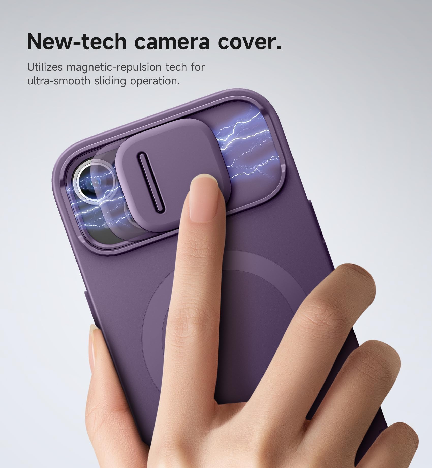 SURITCH for iPhone 13 14 Case with Magnetic Camera Slide - SURITCH Official Imagery - 5