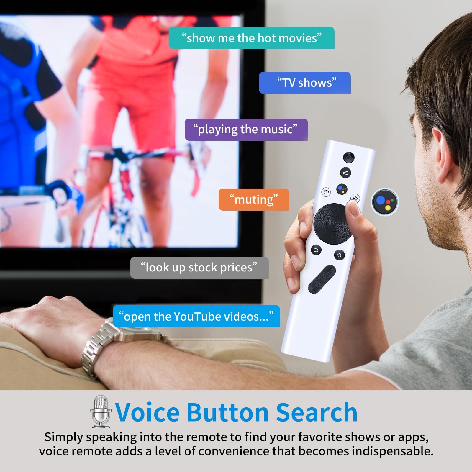 RETROSUN New Replacement Remote Control Compatible with XGIMI Hal by RETROSUN - Angle View 5