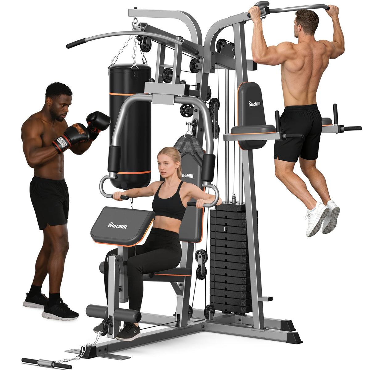SincMill Home Gym Multifunctional Full Body Workout - JX FITNESS Official Imagery - 8