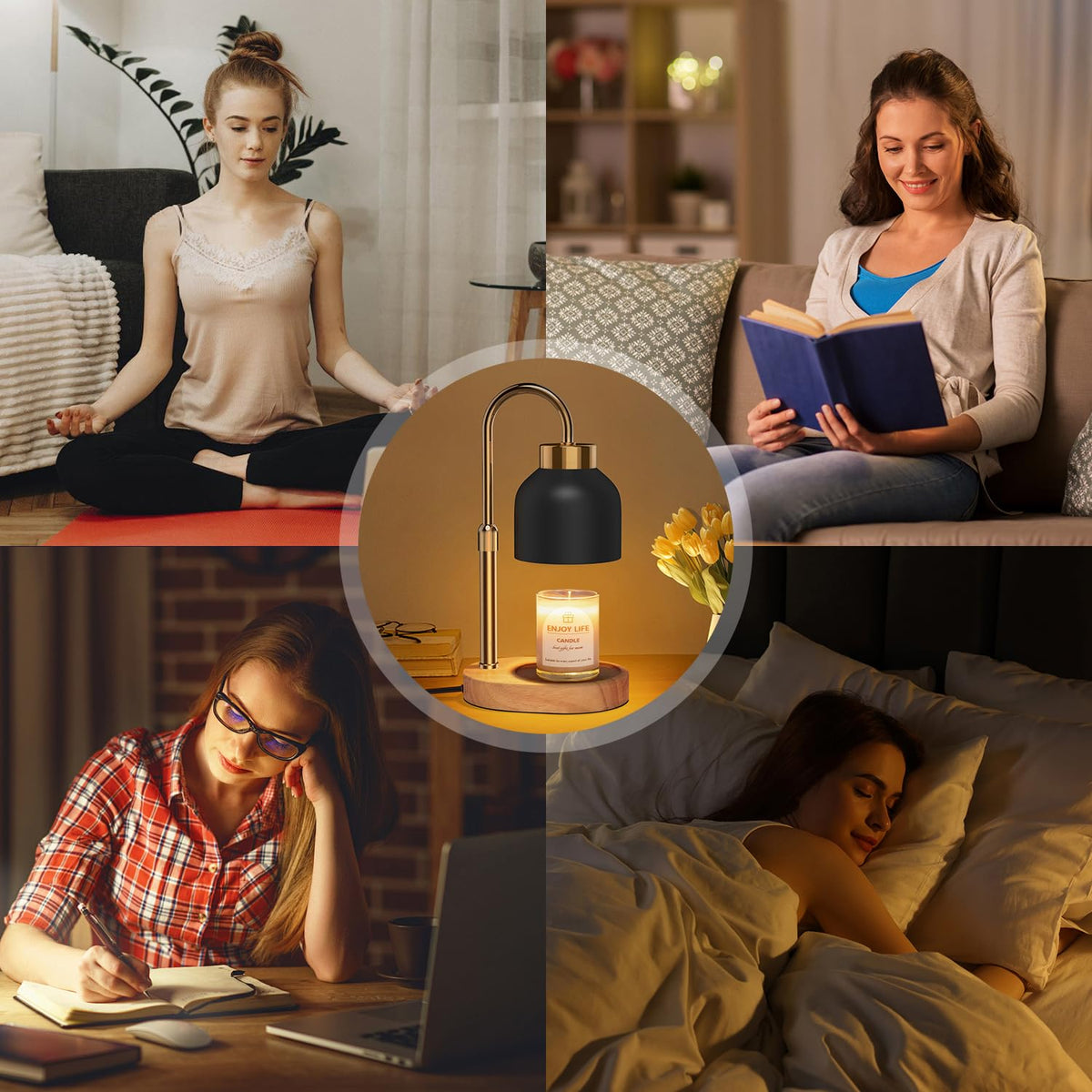 seenlast Candle Warmer Lamp with Dimmer Adjustable Height 2 - seenlast Official Imagery - 7