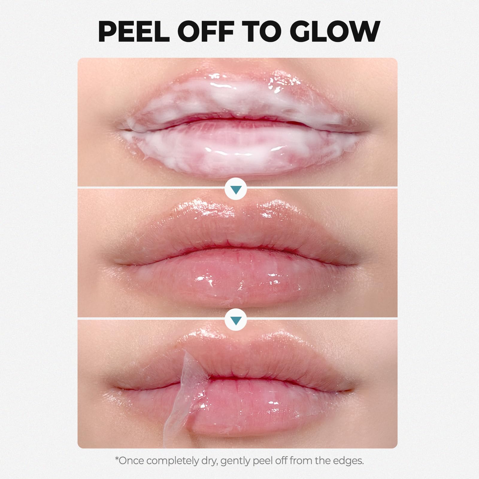 Laka Soothing Prep Lip Mask | Gentle Peel-Off Lip Mask for Dead Skin & Flakes | Cooling Korean Lip Care for Makeup Prep | K-Beauty 0.33 fl.oz - Laka Official Product View 5