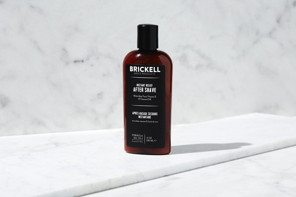 Brickell Men s Instant Relief Aftershave for Men Soothing - Brickell Men's Products Official Imagery - 3