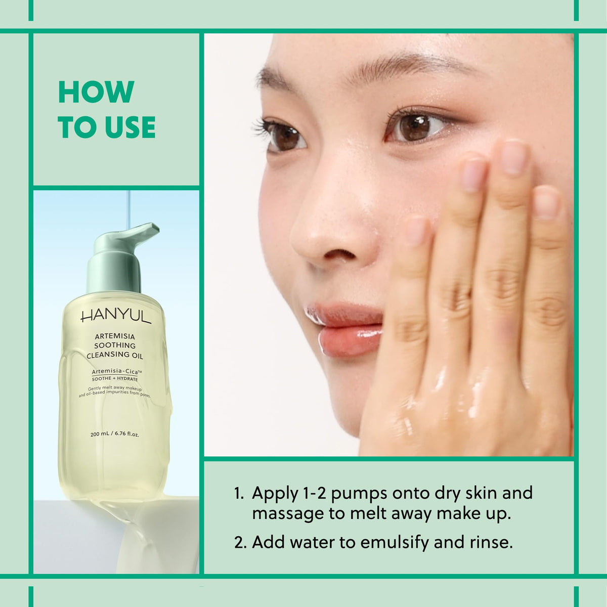 Hanyul Artemisia Soothing Cleansing Oil - Hanyul Official Product Imagery - 7