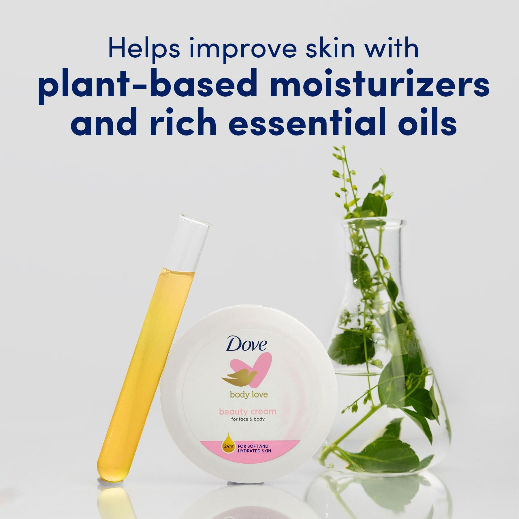 Dove Nourishing Body Care, Face, Hand, and Body Beauty Cream for - Dove