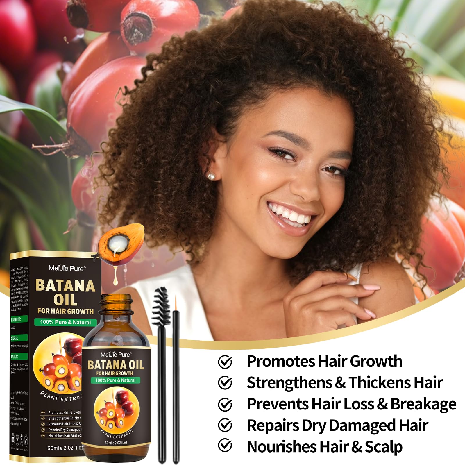 CLOTHES OF SKIN Batana Oil for Hair Growth–4Pc Set - Raw Batana Oil & Hair Mask - CLOTHES OF SKIN Official Product View 7
