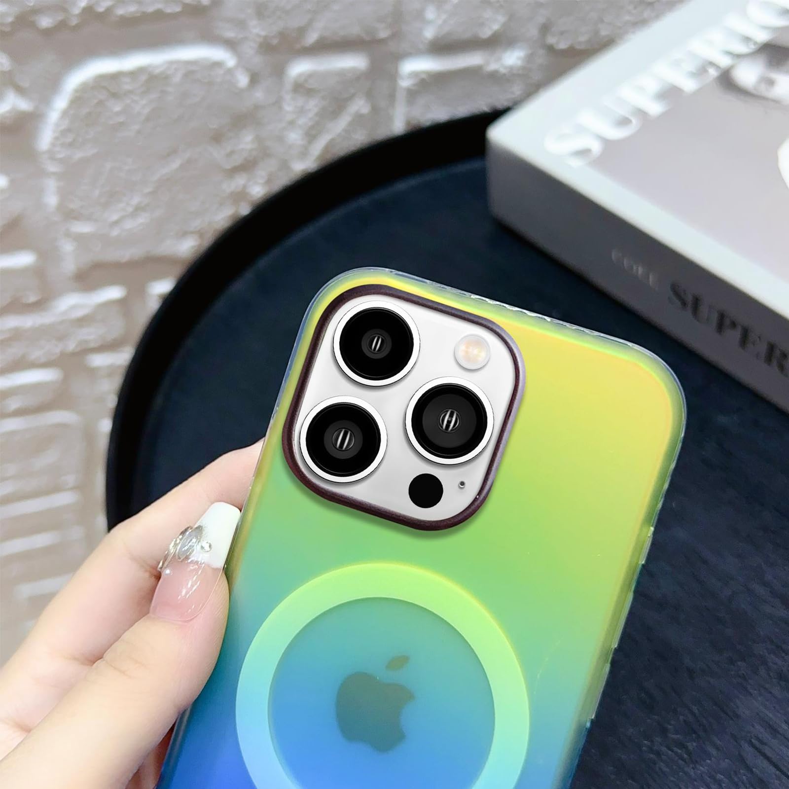 Tuokiou Magnetic Case for iPhone 15 Pro,Compatible with Magsafe,Gradient - Tuokiou Official Product View 2