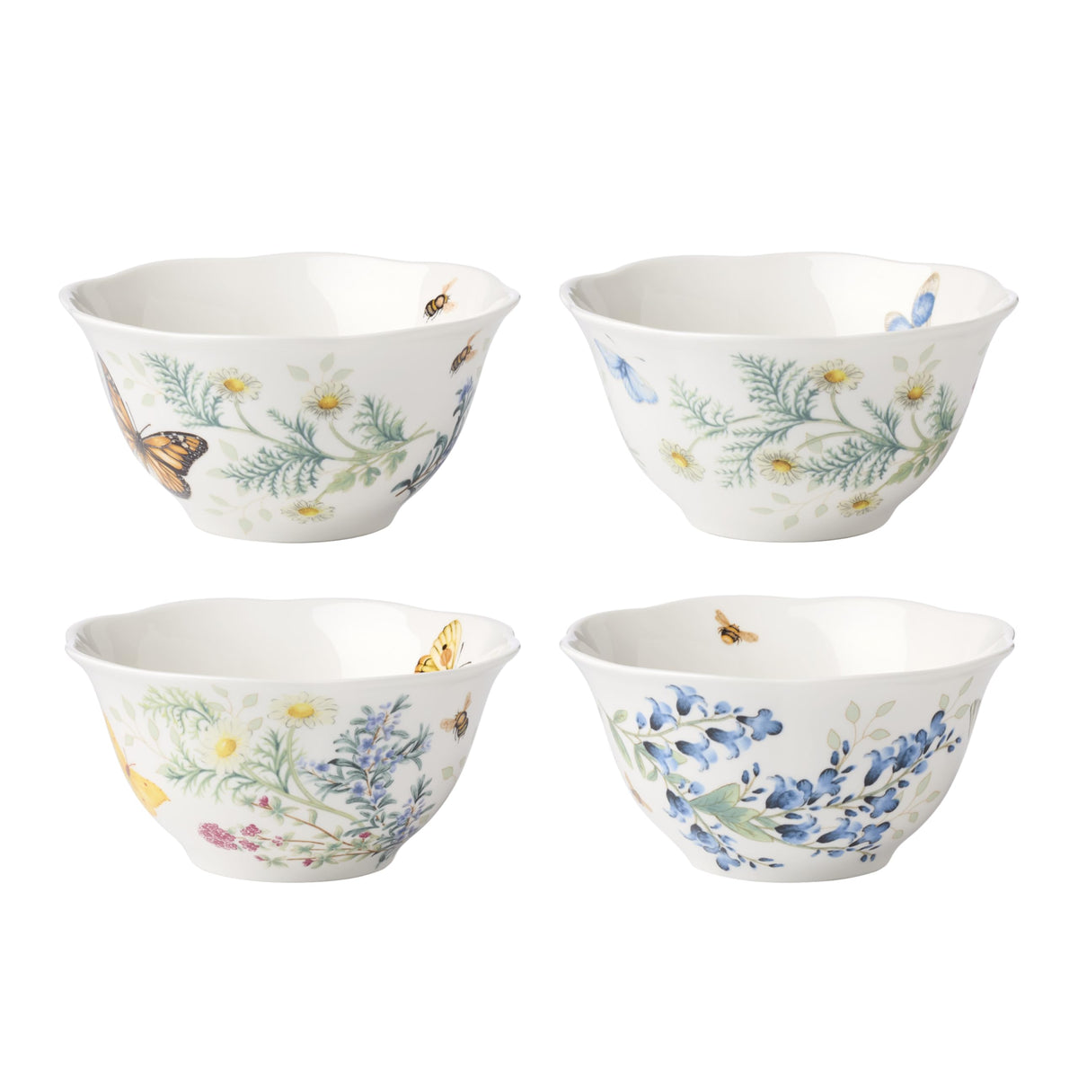 Lenox Butterfly Meadow Herbs Porcelain Mug Set for 4 12oz - Lenox Official Imagery - 6