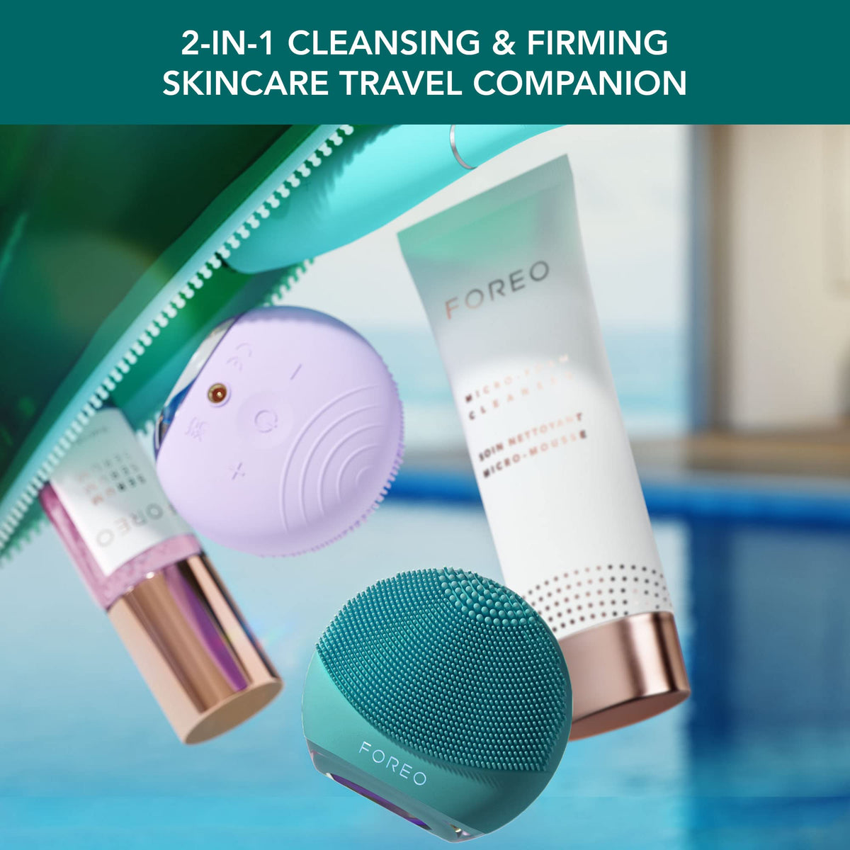 FOREO Luna 4 go Face Cleansing Brush Firming Massager - FOREO Official Imagery - 3