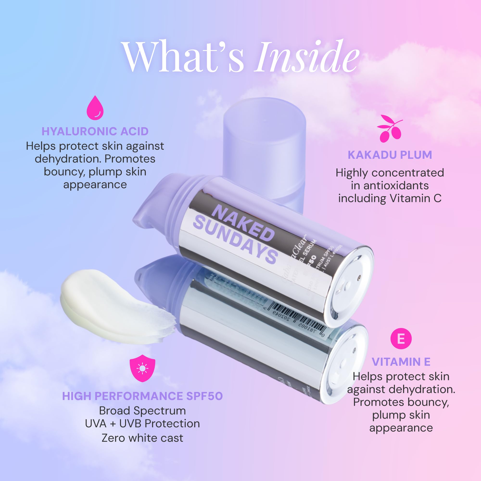Naked Sundays CabanaClear SPF 50 Water Gel Sunscreen Serum - Naked Sundays Official Imagery - 5