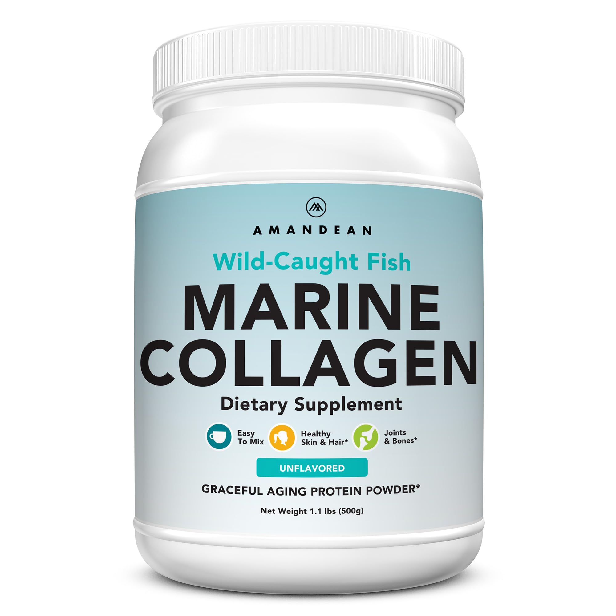 AMANDEAN Marine Collagen Peptides Powder Wild Caught Fish - AMANDEAN Official Imagery - 2