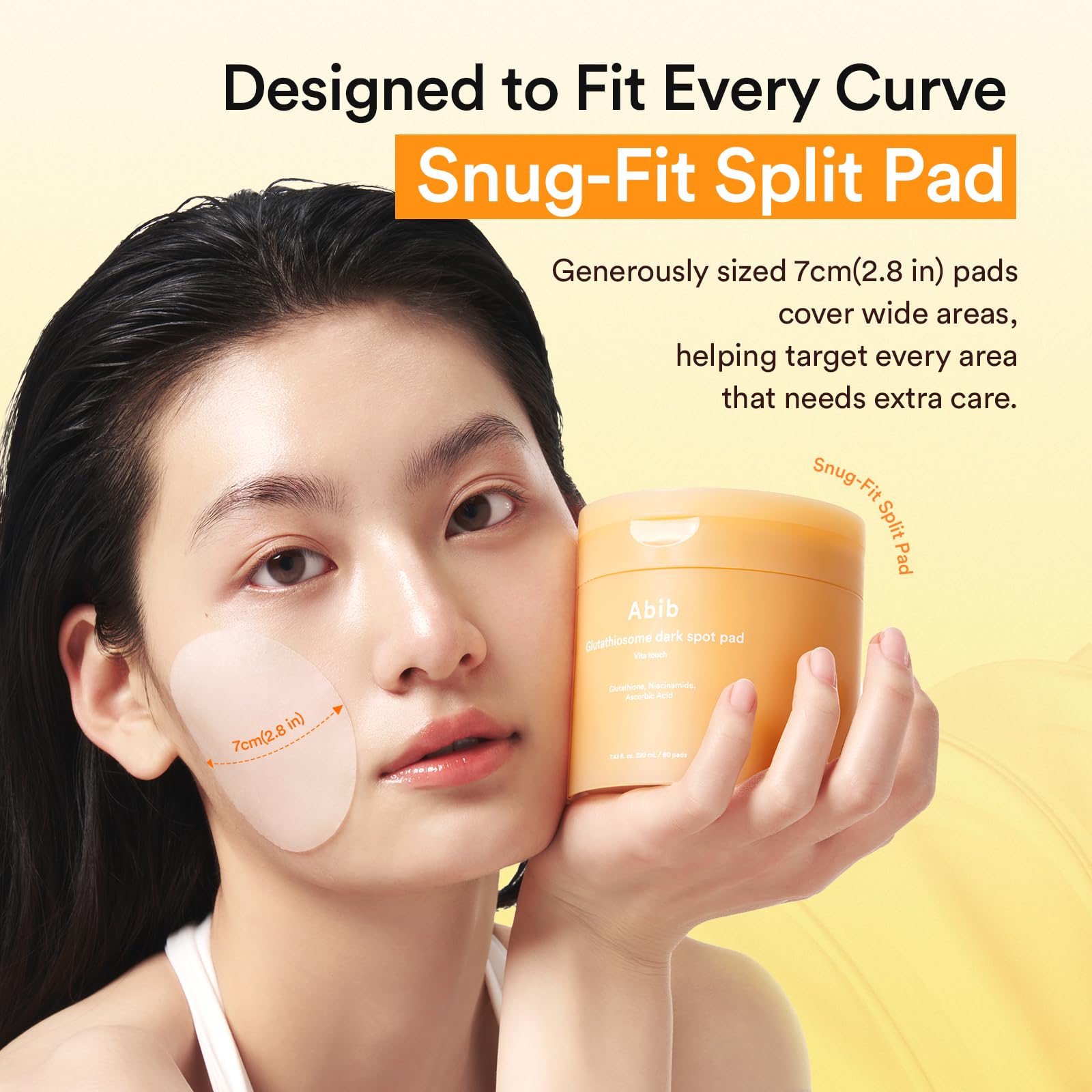 Abib Glutathiosome Dark Spot Pad Vita Touch 60pads 4.90 fl.oz. - Korean - Abib Official Product View 7