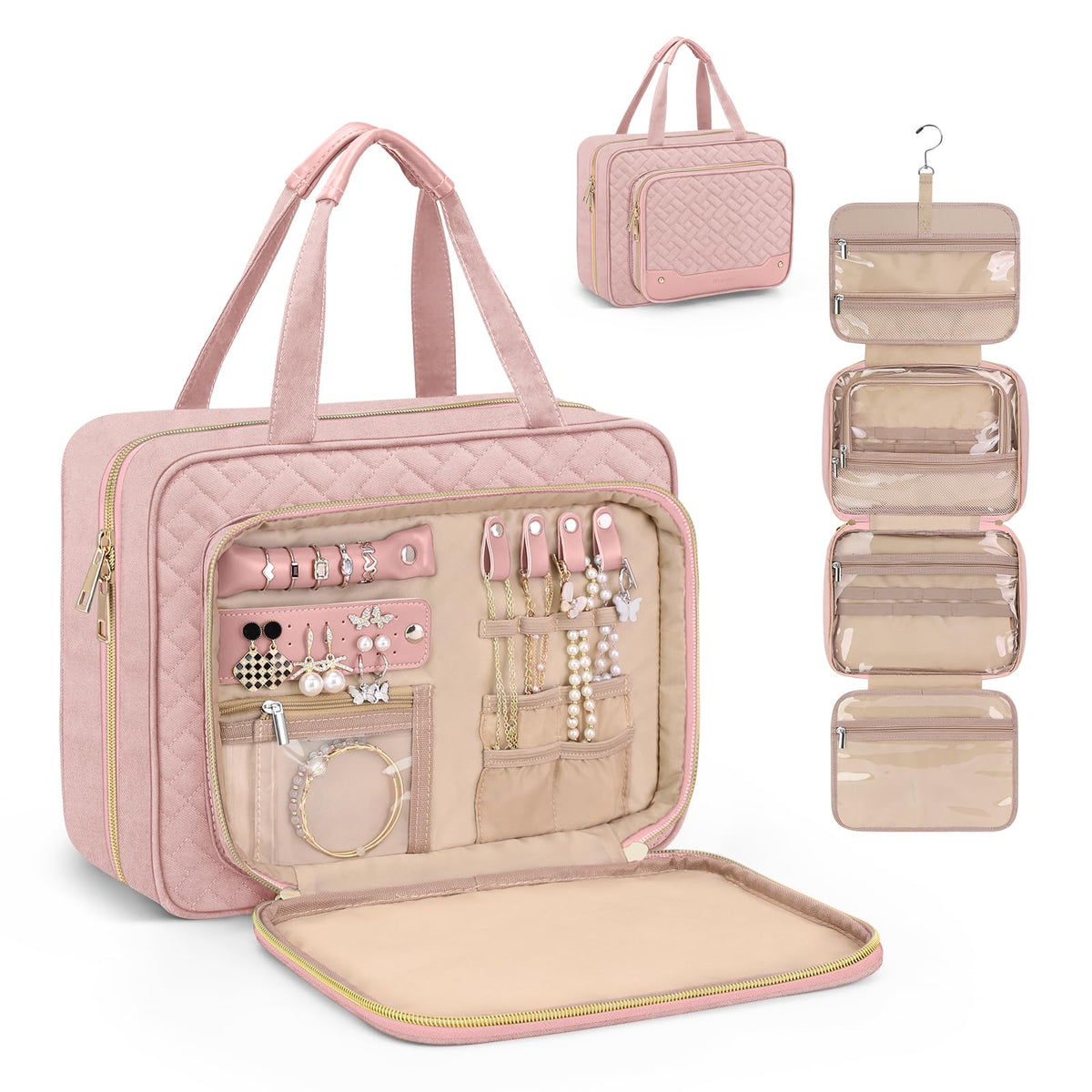 Toiletry Bag for Women Hanging Travel Toiletry Bag with - Wedama Official Imagery - 2