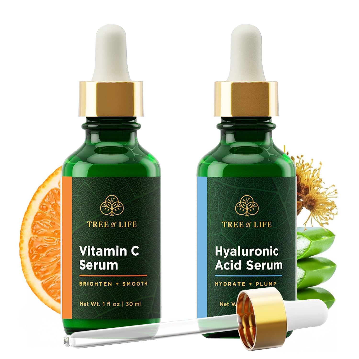 Tree of Life Face Serum Skin Care, Facial Serum and Men, Set of 2 - Tree of Life Official Product View 2