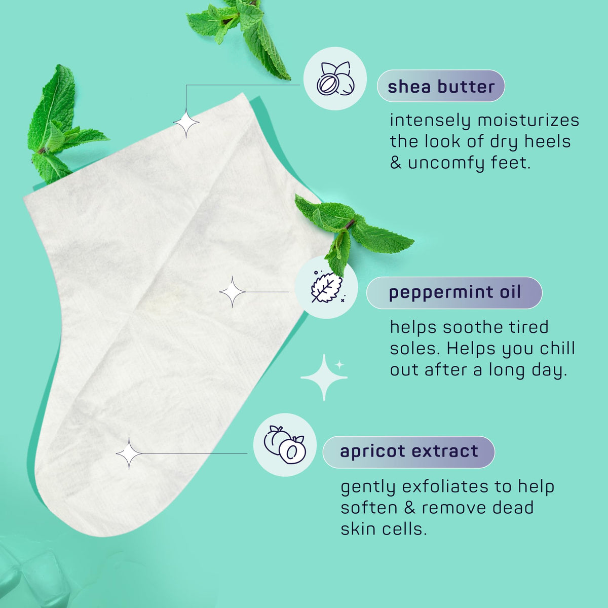 SpaLife Men s Cooling Mint Hand Moisturizing Gloves Booties - SpaLife Official Imagery - 6