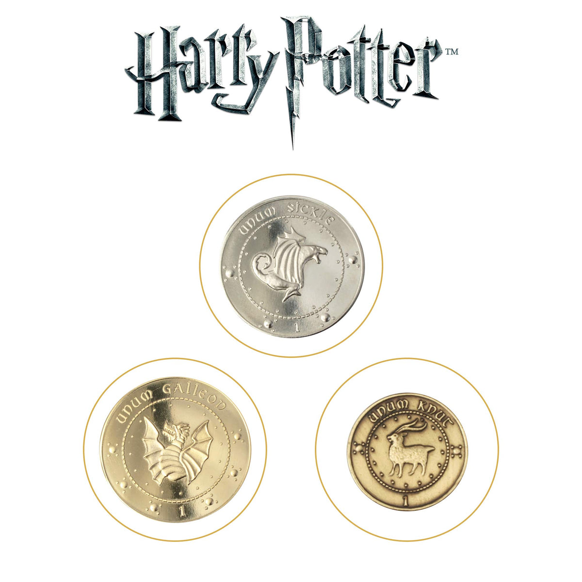 The Noble Collection The Gringotts Bank Coin Collection - The Noble Collection Official Imagery - 6