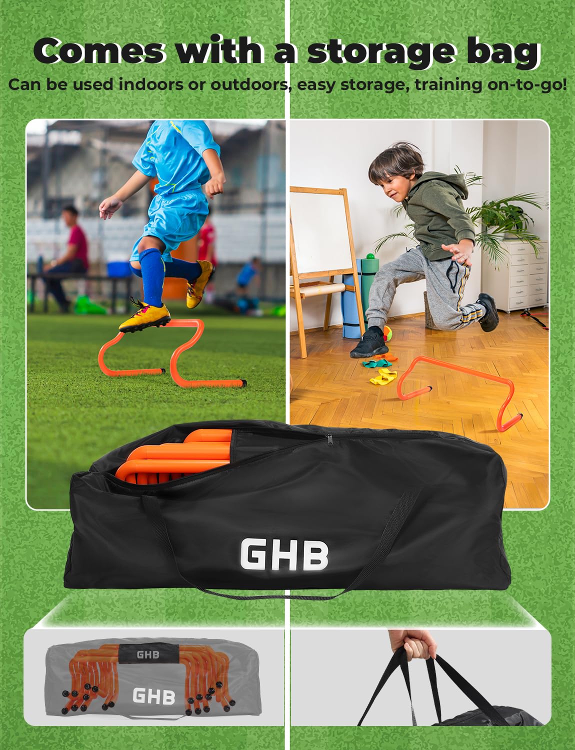 GHB Agility Hurdles 8 Speed Agility Training Hurdles - GHB Official Imagery - 6