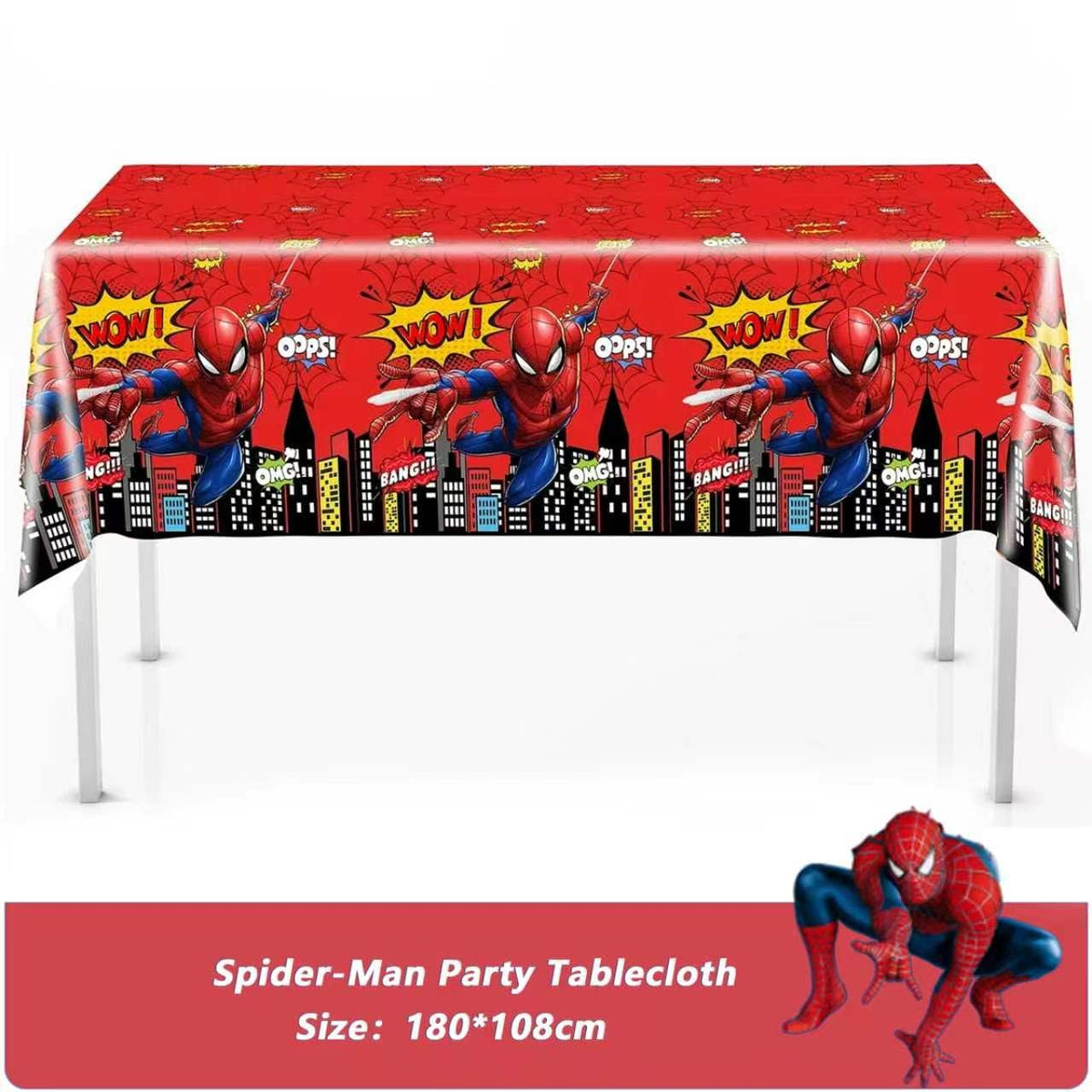 118 Pcs Spider Birthday Party Supplies Set Spider Theme - IKTMGFS Official Imagery - 5