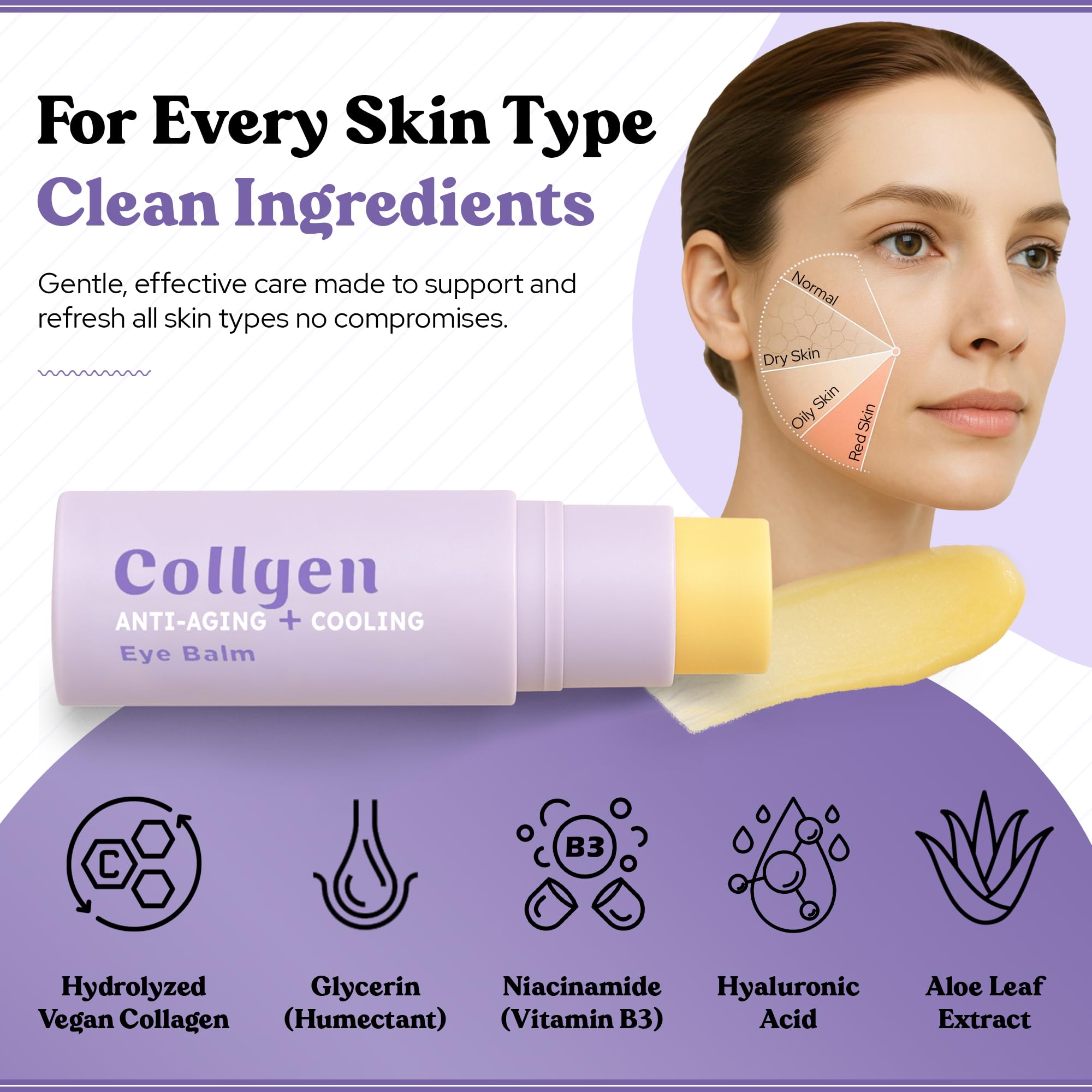 Bella Bliss Collagen Eye Balm Stick for Dark Circles, Puffiness & Wrin - View 8