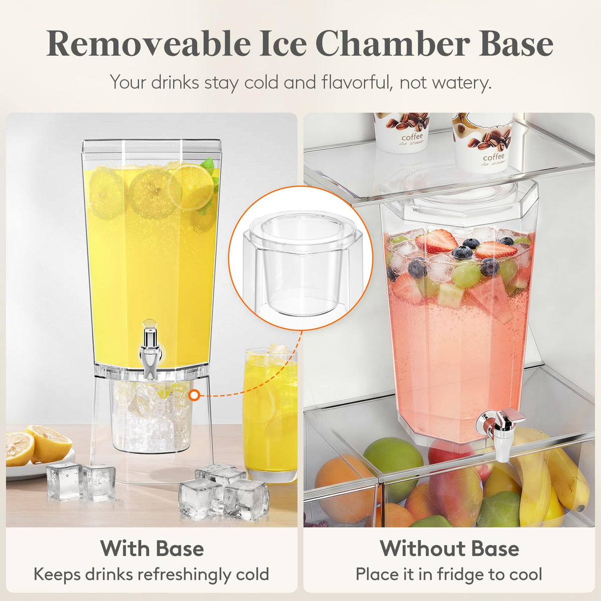 Lifewit 1 Gallon Drink Dispenser for Party with Leak Proof - Lifewit Official Imagery - 7