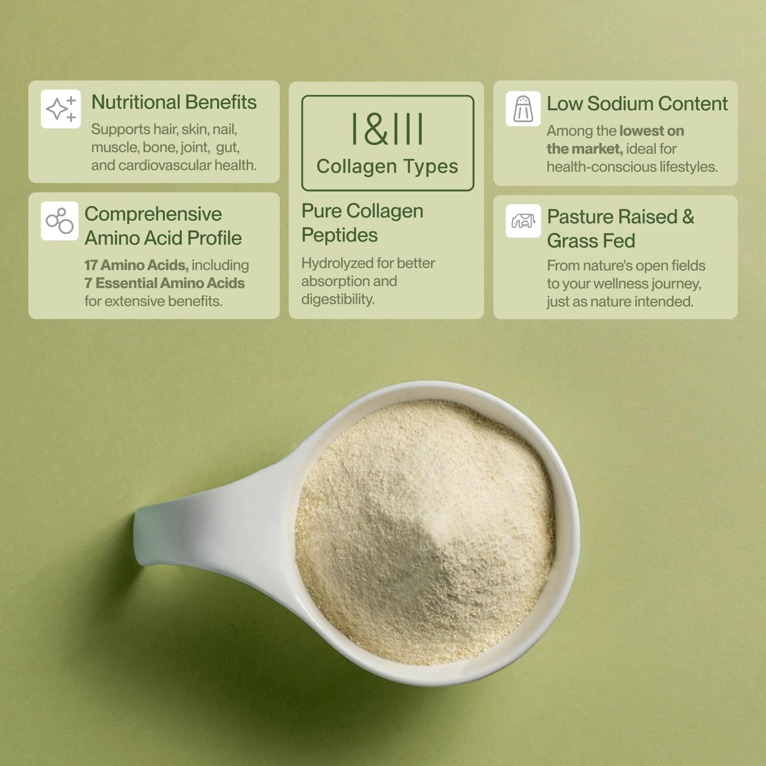 CollaVita Collagen Peptides Powder Grass Fed Pasture Raised - Colla Vita Official Imagery - 3