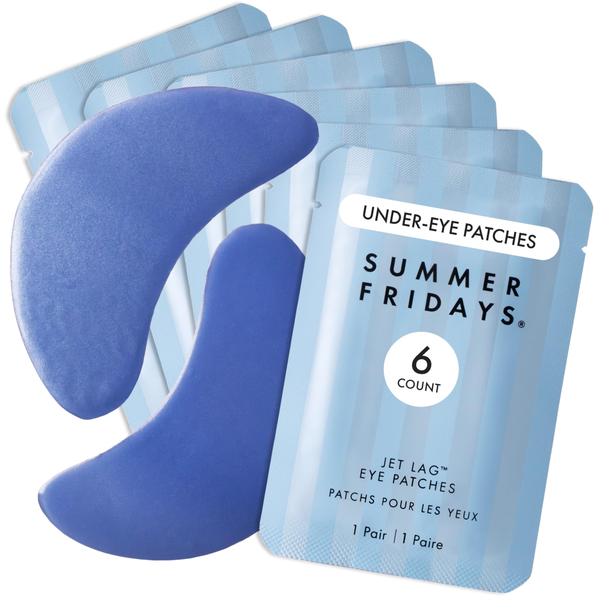 Summer Fridays Jet Lag Hydrating Eye Patches - De-puffing - Product Imagery