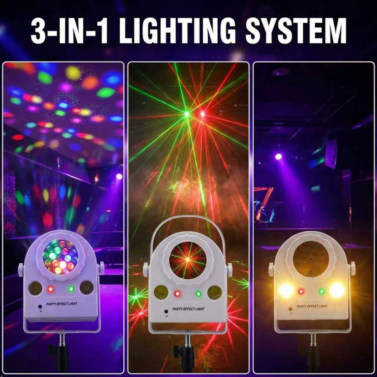 Disco Ball Party Lights DJ Party Stage Light - Yiixuyo Official Imagery - 8