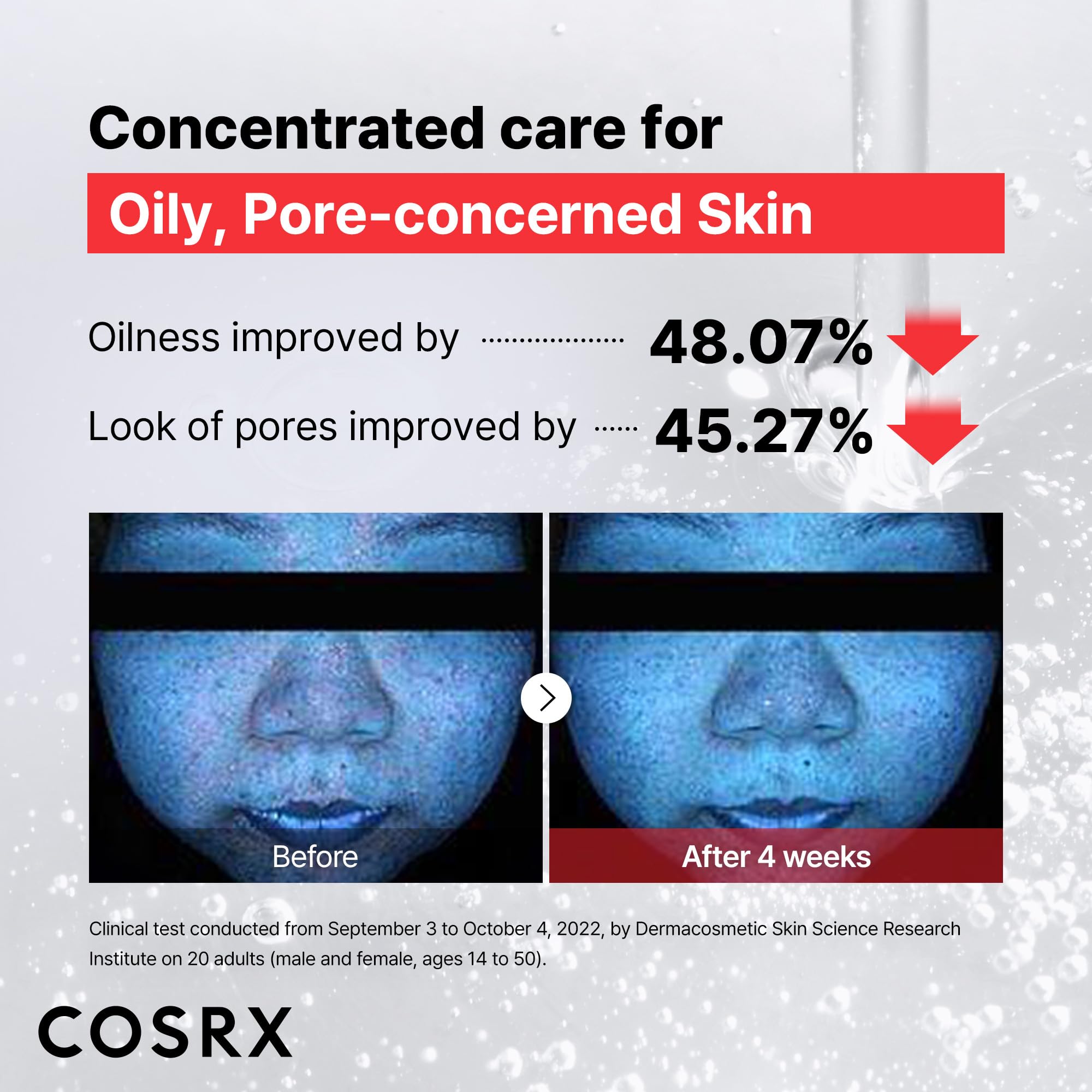 COSRX 15% Niacinamide Face Serum, 0.67 fl oz, Pore Minimizer - COSRX