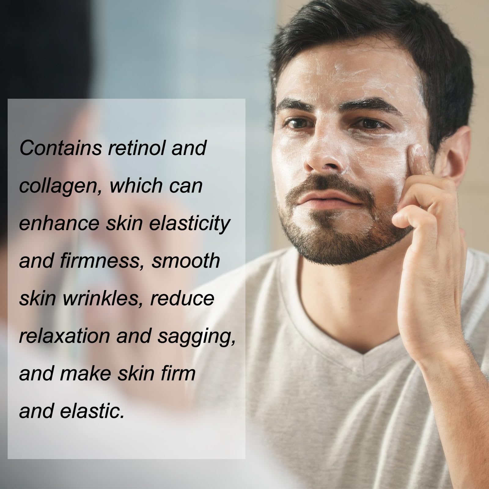 AMALIA Collagen Cream for Men Anti Aging Face Moisturizer - AMALIA Official Imagery - 5