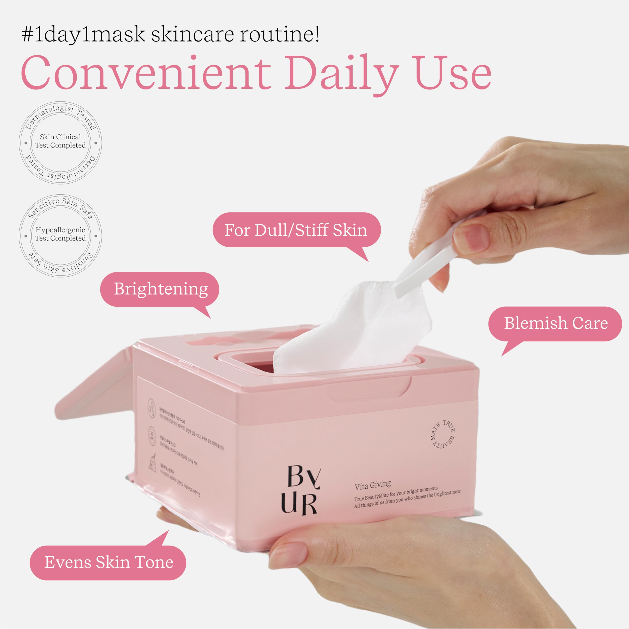 ByUR Vita Giving Daily Aqua Serum Mask (30pc) + Aqua Serum Mask - ByUR