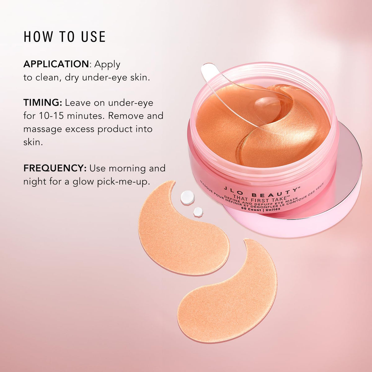 JLO BEAUTY That First Take Hydrogel Under Eye Patches - JLO BEAUTY Official Imagery - 5