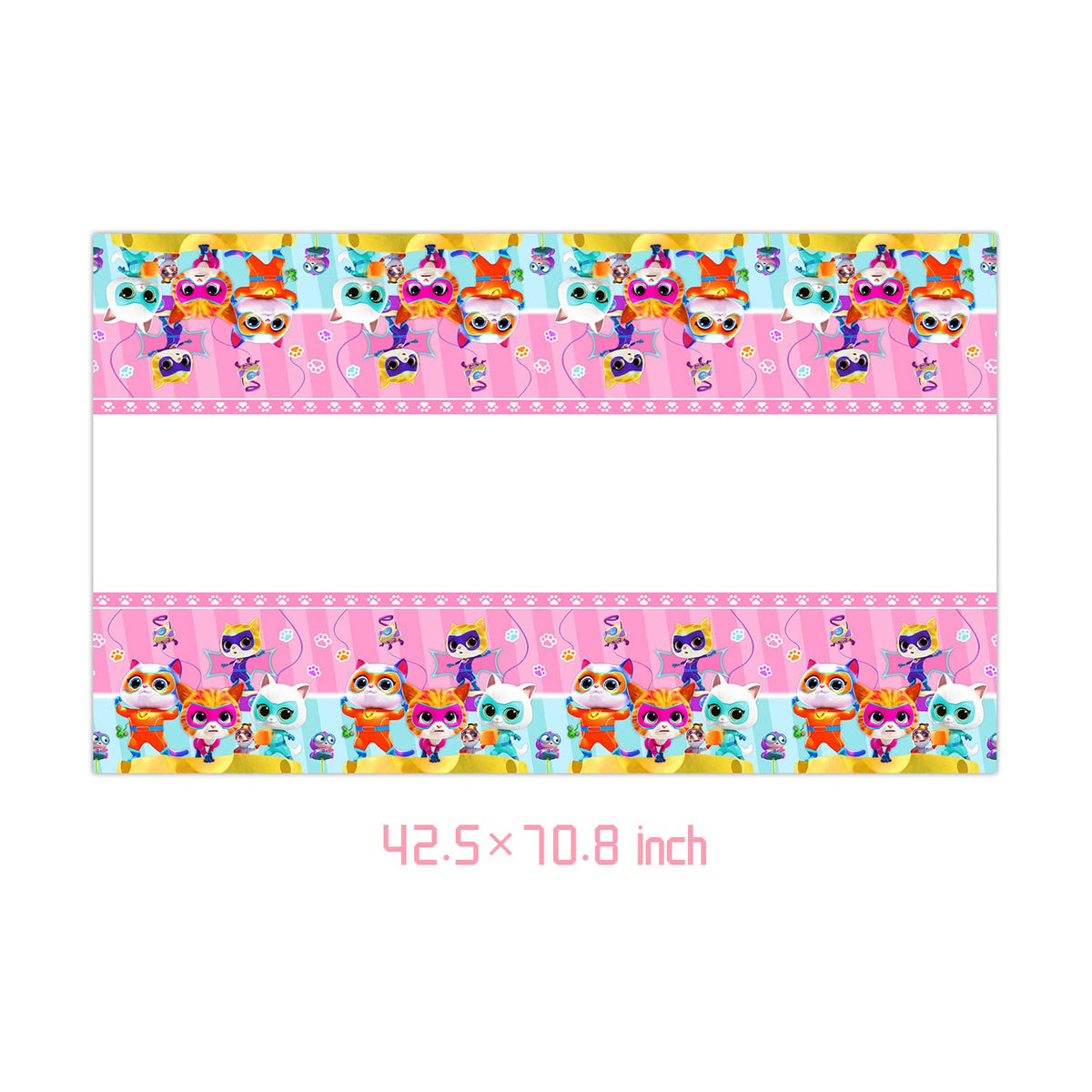 Super Kitties Party Supplies 41Pack include 20 plates 20 - DoMiDoLa Official Imagery - 8