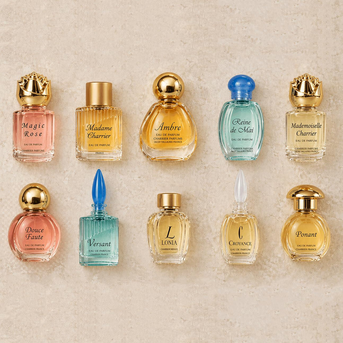 Charrier Parfums 10 Eaux de Parfum Luxurious Gift Box - Charrier Parfums Official Imagery - 3