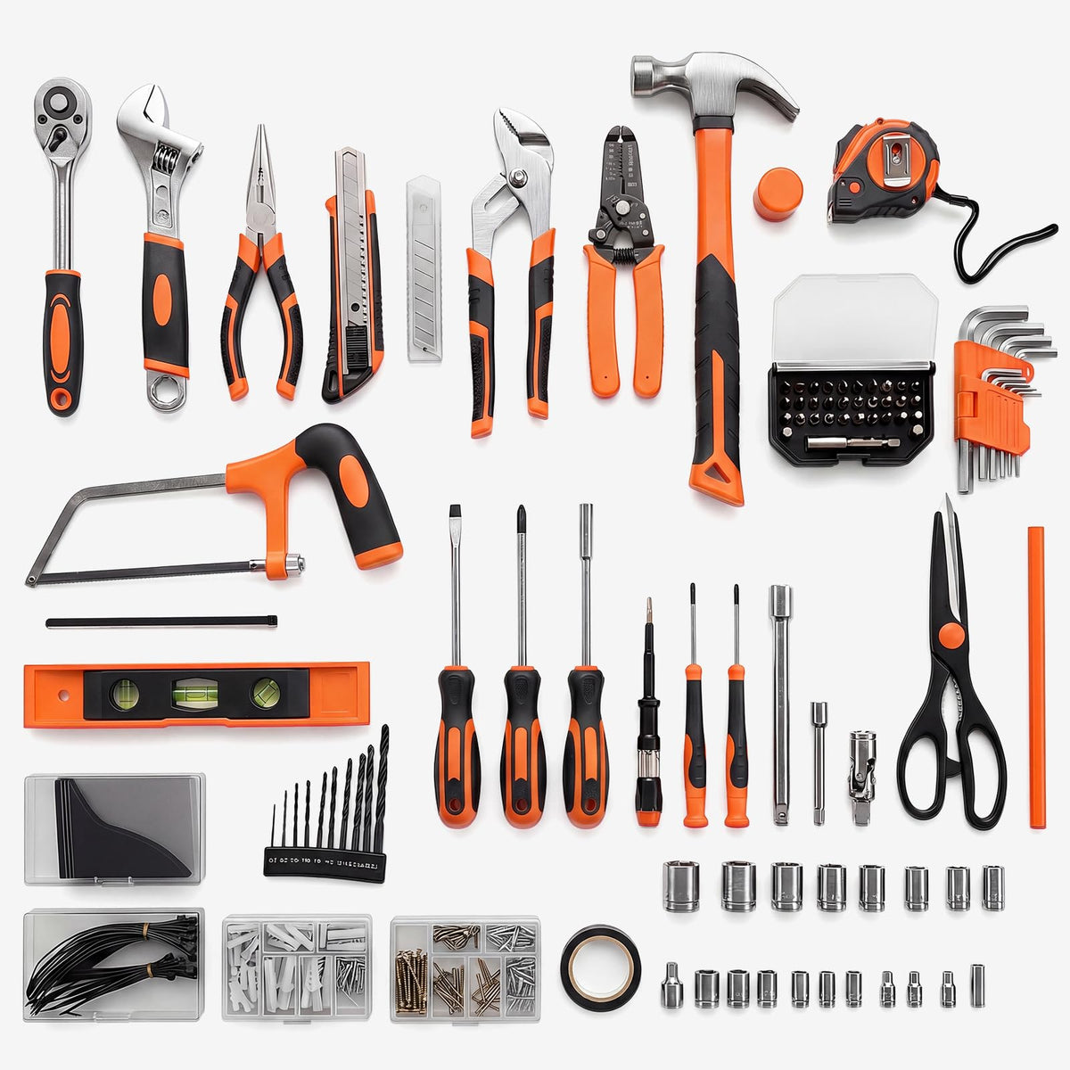 330 Piece Tool Kit Set for Home Dorm Repair with Pull Out - KMFurnila Official Imagery - 4
