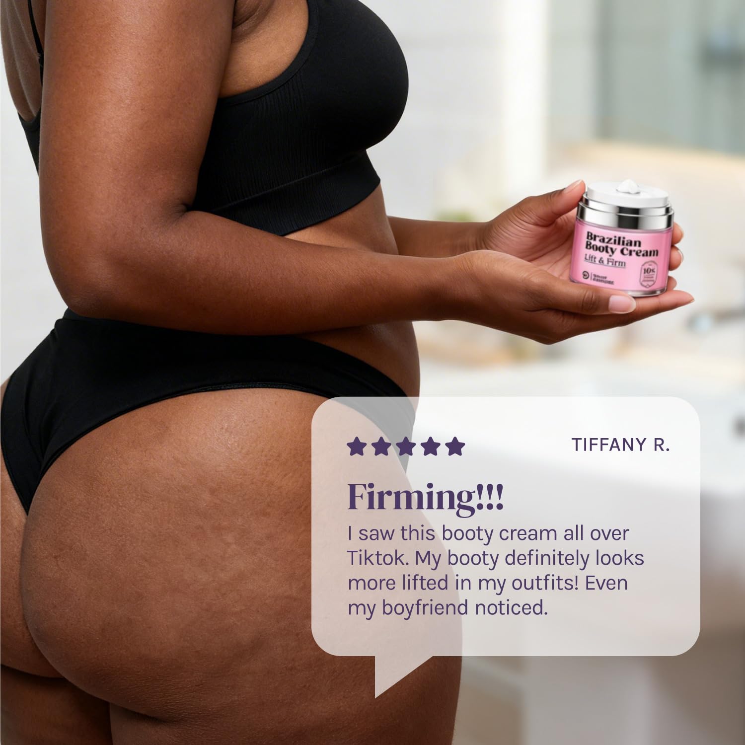 Divine Derriere Brazilian Body Butter Cream, Lift and Firm Body Cream - View 8