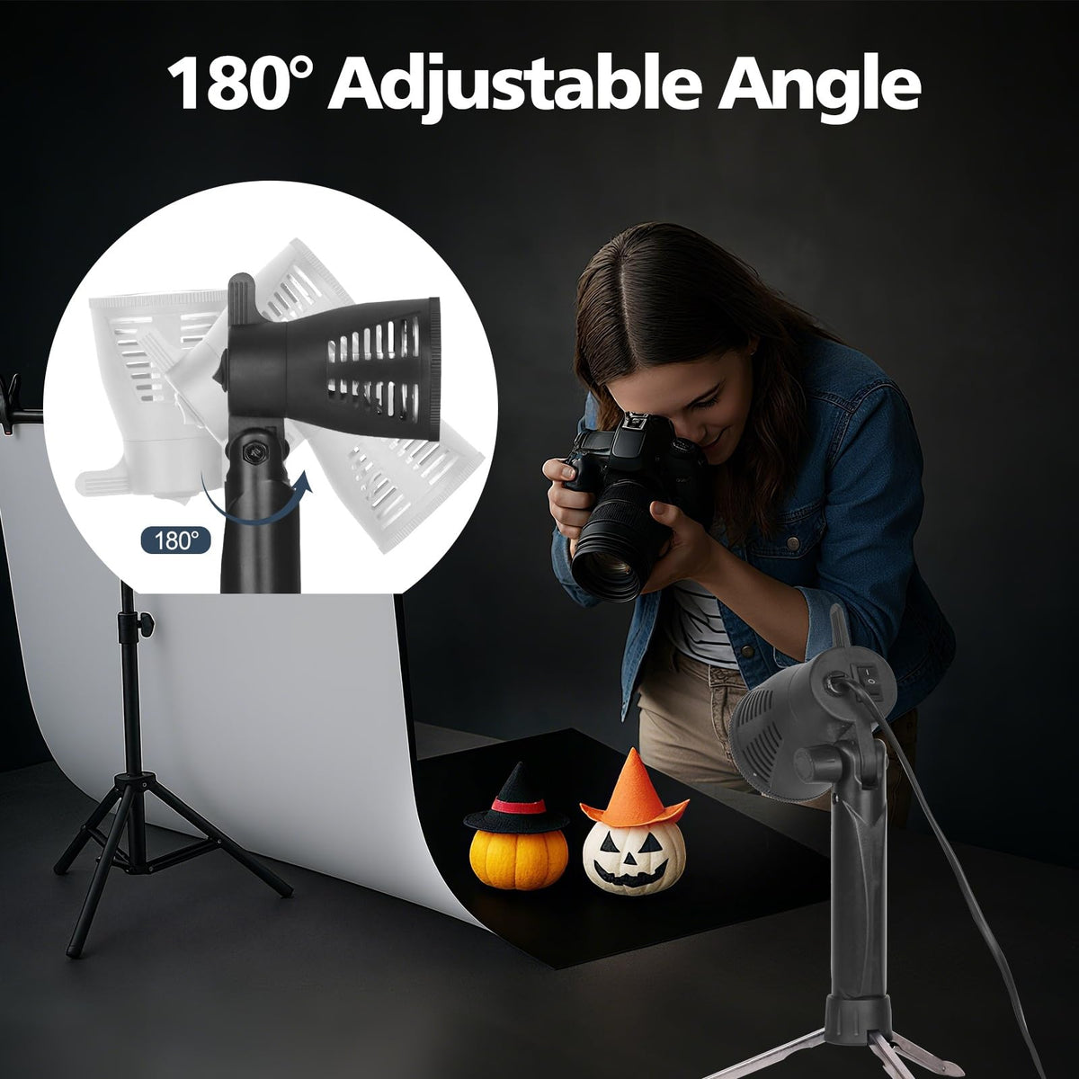 EMART Photography LED Spotlight for Video Recording and - EMART Official Imagery - 5