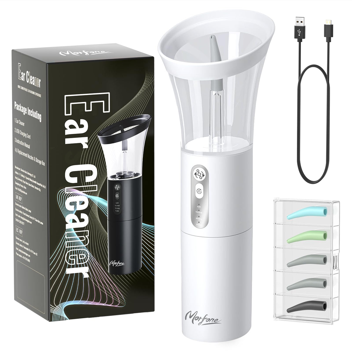 Ear Wax Removal Effective Safe Electric Ear Clean Kit for - Morfone Official Imagery - 2