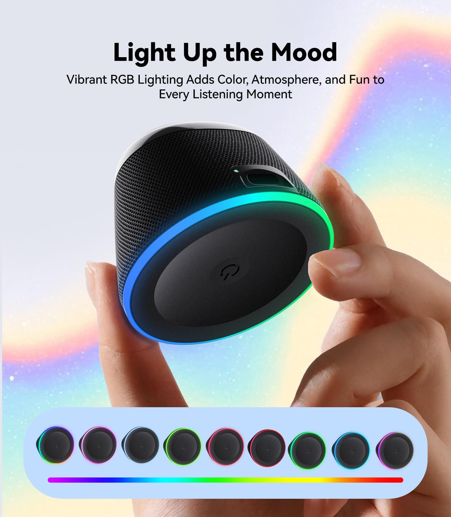 dbsono 2 in 1 Portable Magnetic Bluetooth Speaker, Phone Stand, Black - dbsono Official Product View 8