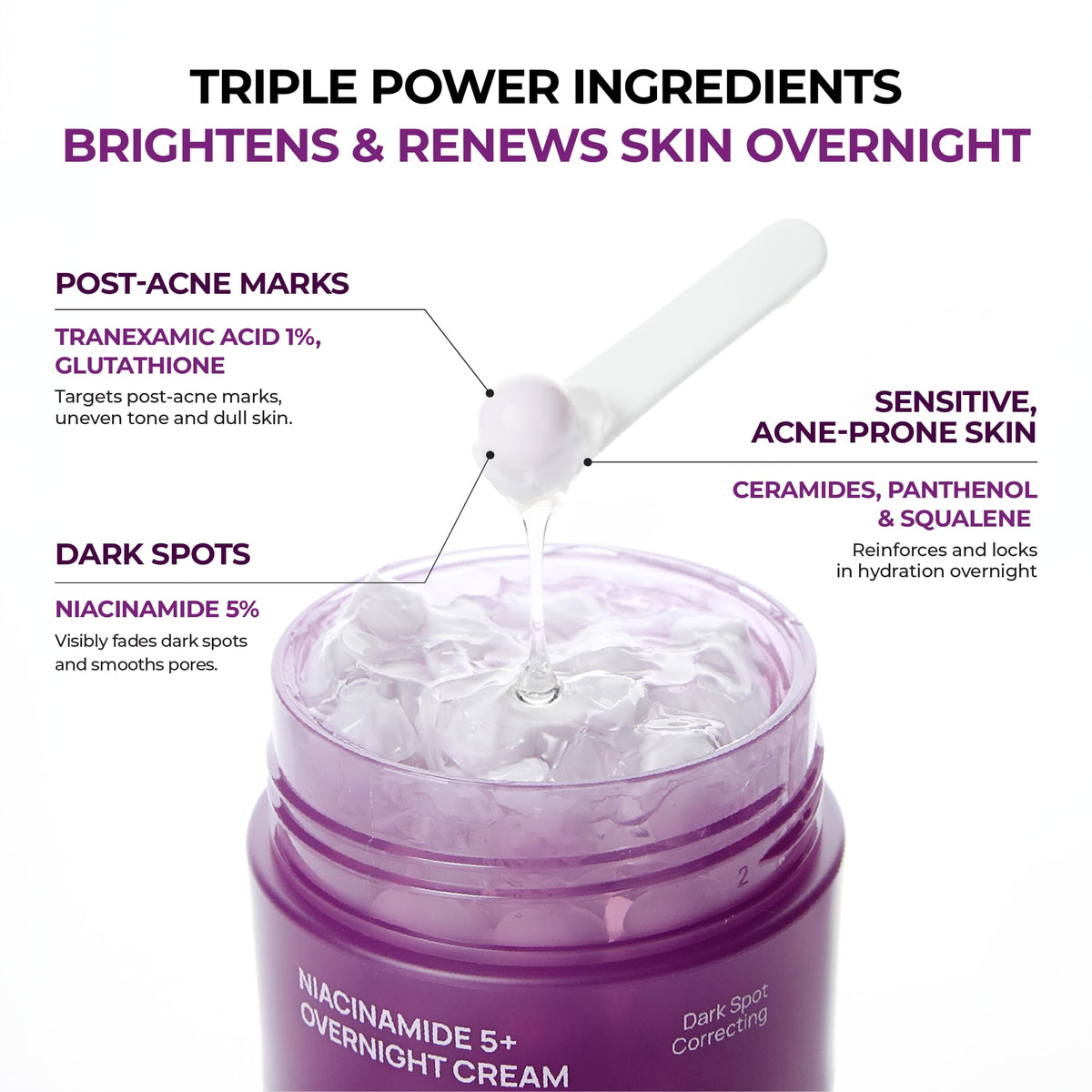 JUMISO Niacinamide Overnight Sleeping Mask Capsule Cream - JUMISO Official Imagery - 5