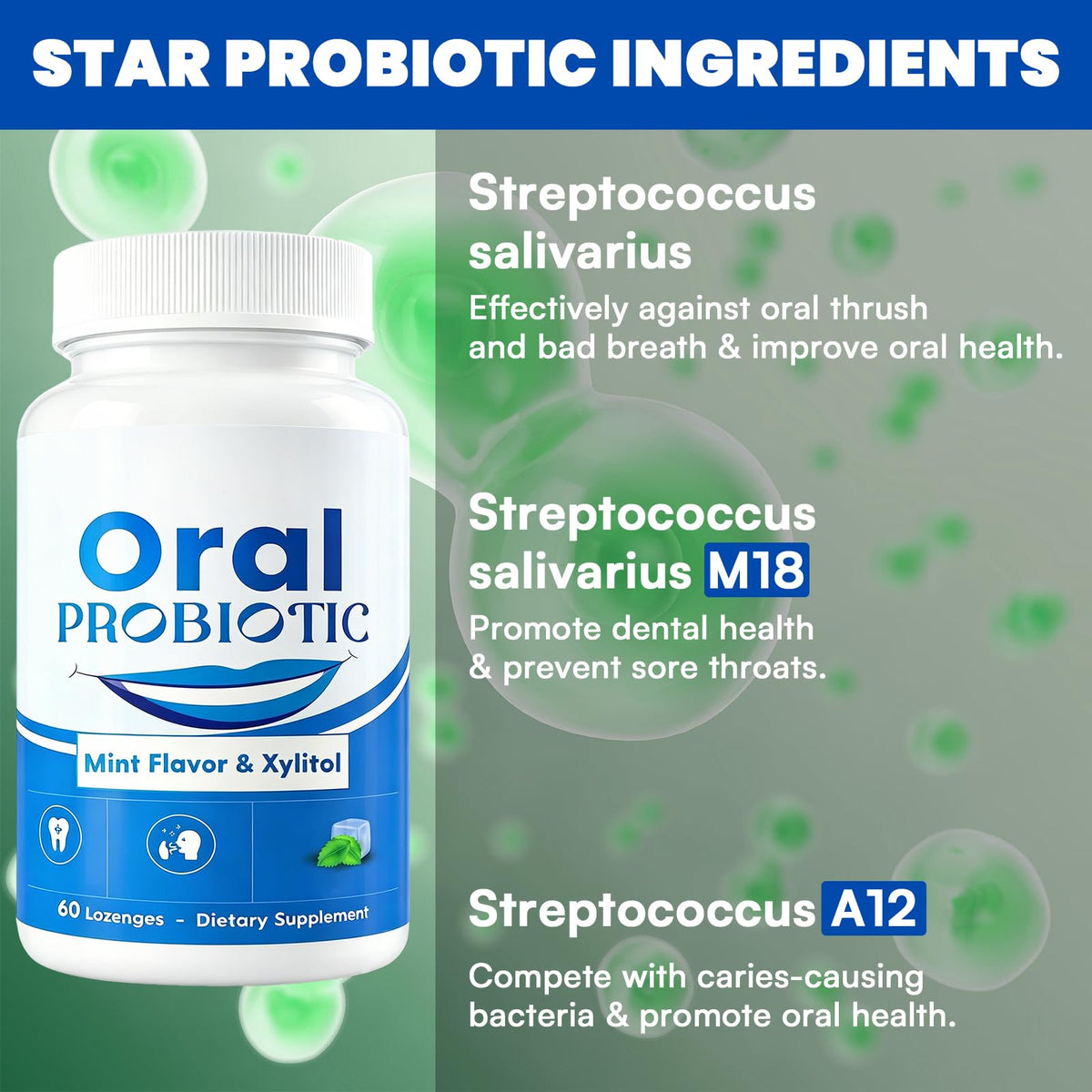 Oral Probiotics 11 Billion CFU Oral Probiotics for Bad - Aditesiou Official Imagery - 5