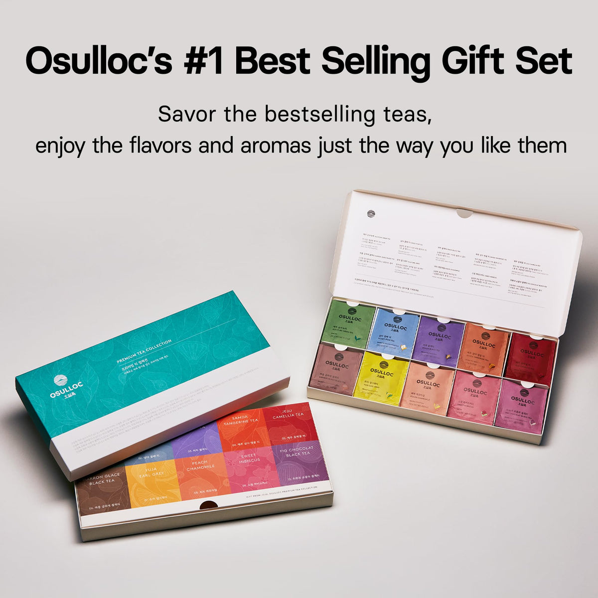 OSULLOC Premium Tea Collection Self Care Sampler Gift Box - Osulloc Official Imagery - 5