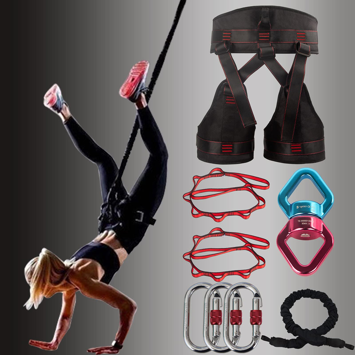 Natural Latex Resistance Bands Set - DASKING Official Imagery - 1
