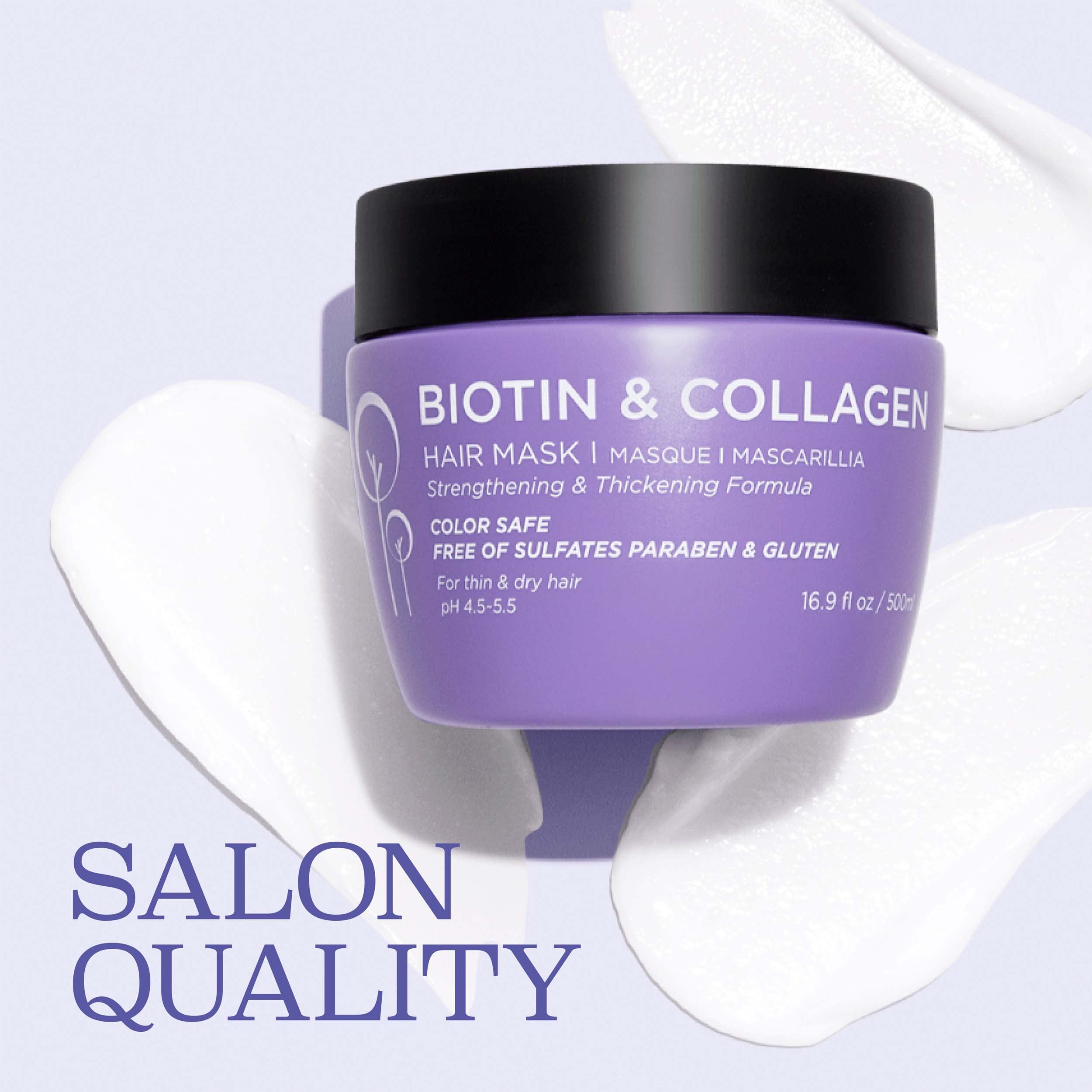 Luseta Biotin Collagen Hair Mask for Thin Damaged Hair - L LUSETA Official Imagery - 5