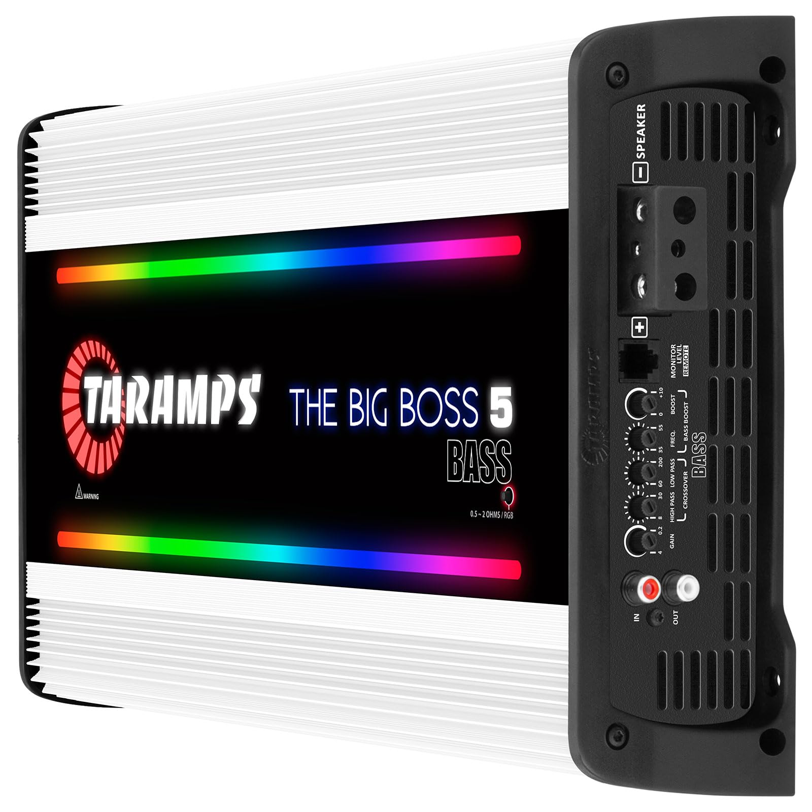 Taramp's Taramps The Big Boss 5 Bass White Version Monoblock Ampl by Taramp's - Angle View 3