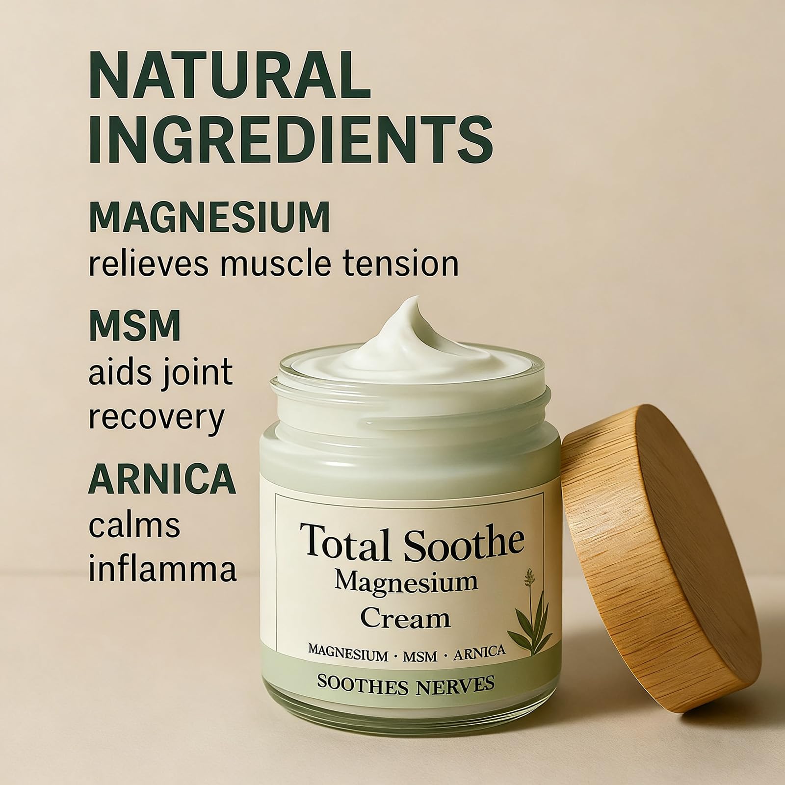 KBSBUBB TotalRelief Magnesium Cream – Joint & Muscle Relief