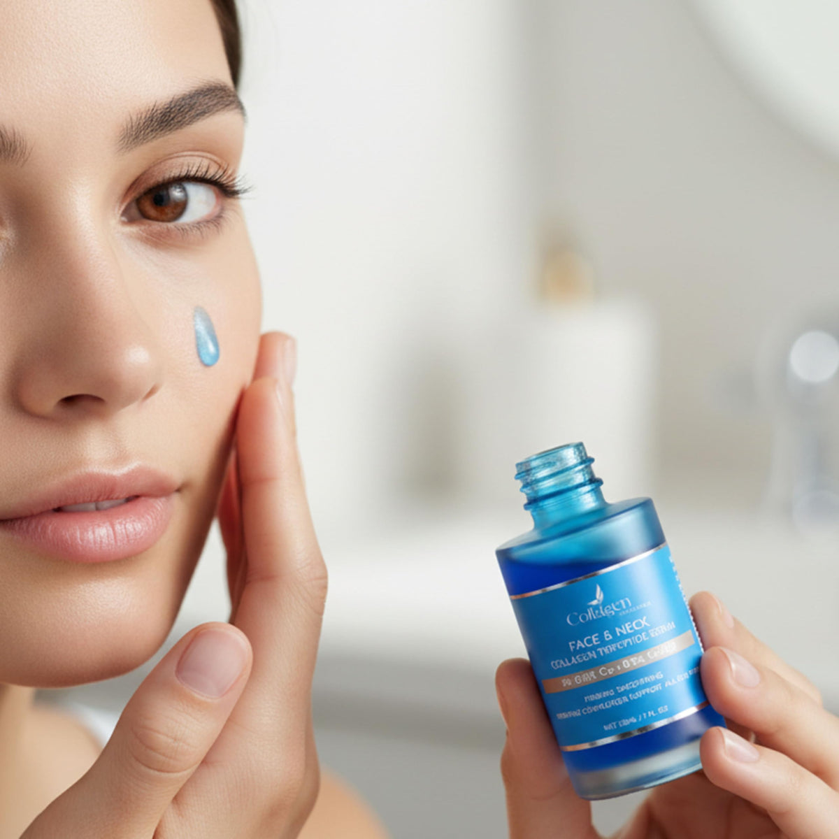 Face Neck Serum 5 Copper Tripeptide GHK Cu 0 5 Coenzyme Q10 - Collagen Tripeptides Official Imagery - 4