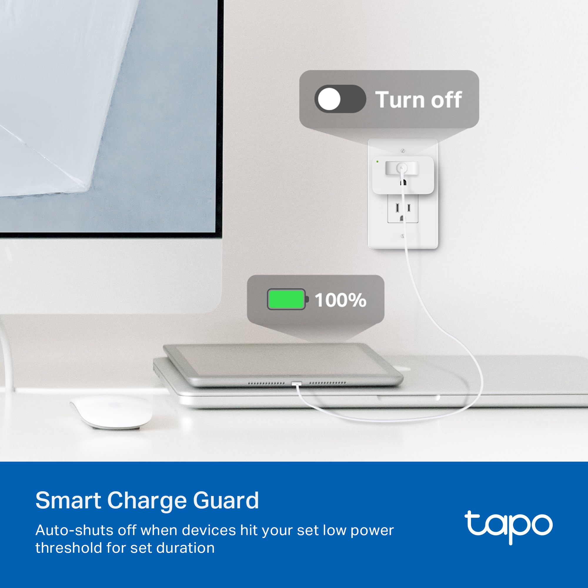 Tapo Smart Plug Wi-Fi, Energy Monitoring, P115 , 15A - Tapo Official Product View 4