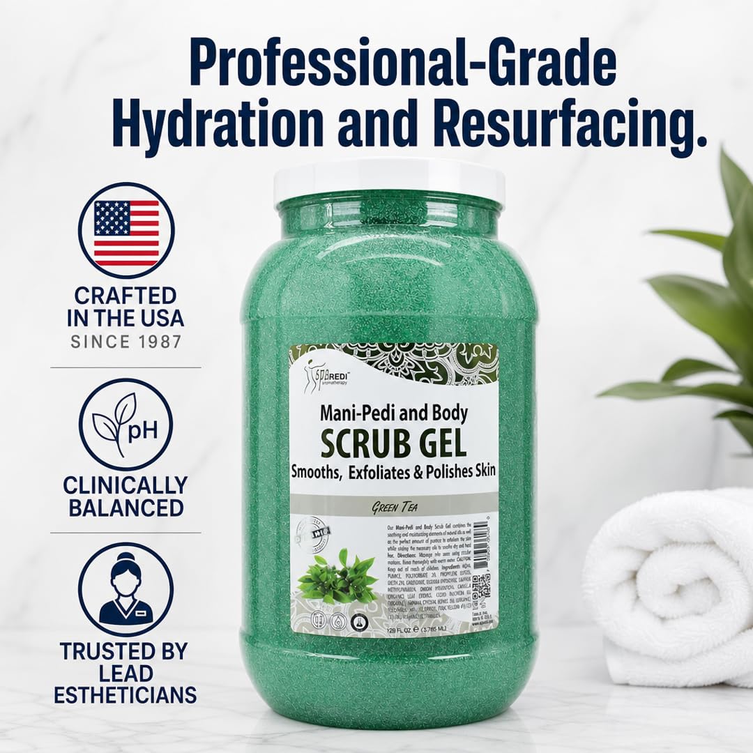SPA REDI Exfoliating Body & Foot Scrub - Dual Action Exfoliating & Hydrating Tr - SPA REDI Official Product View 8