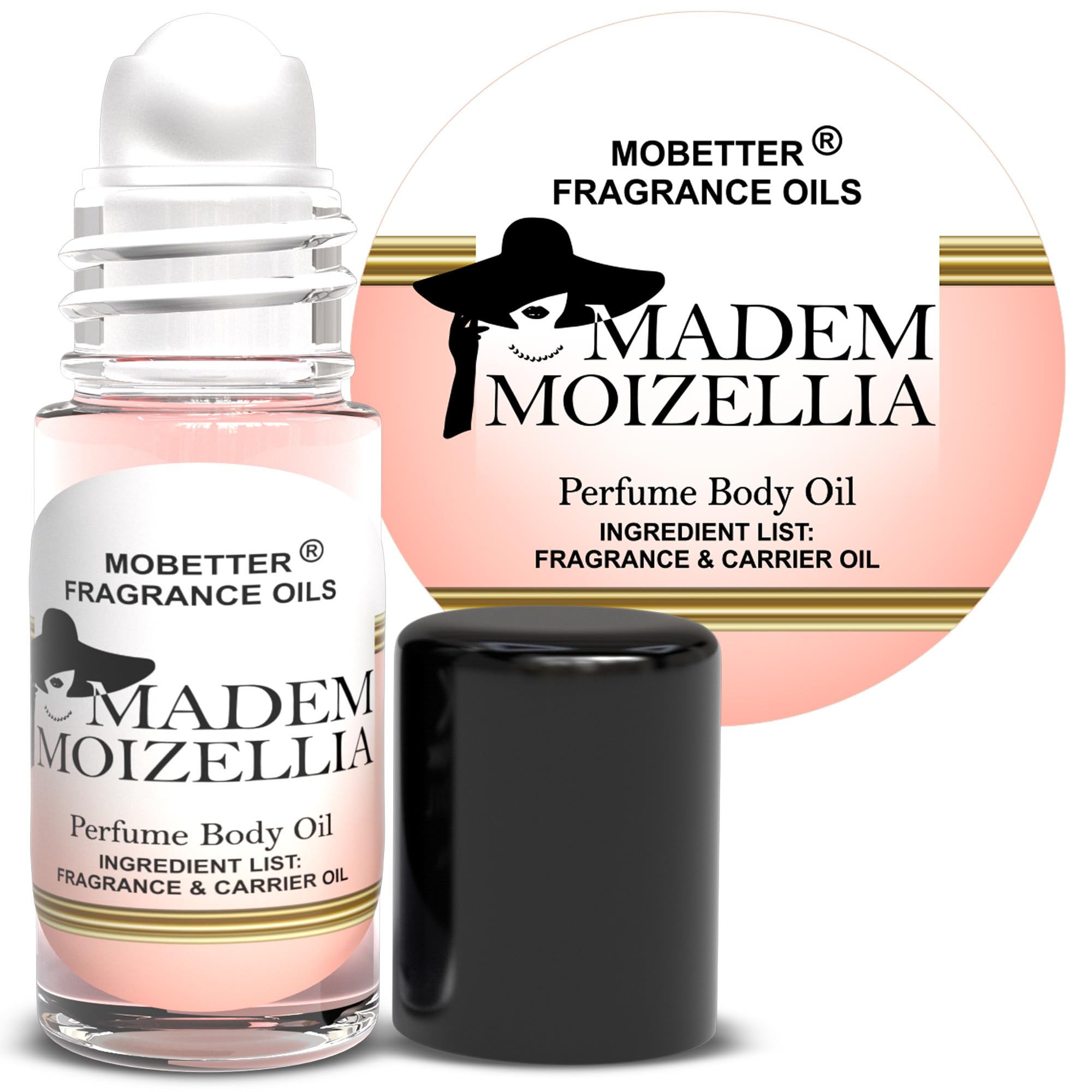 MOBETTER FRAGRANCE OILS Madem Moizellia 1 Oz Perfume Body Oil - Product Imagery