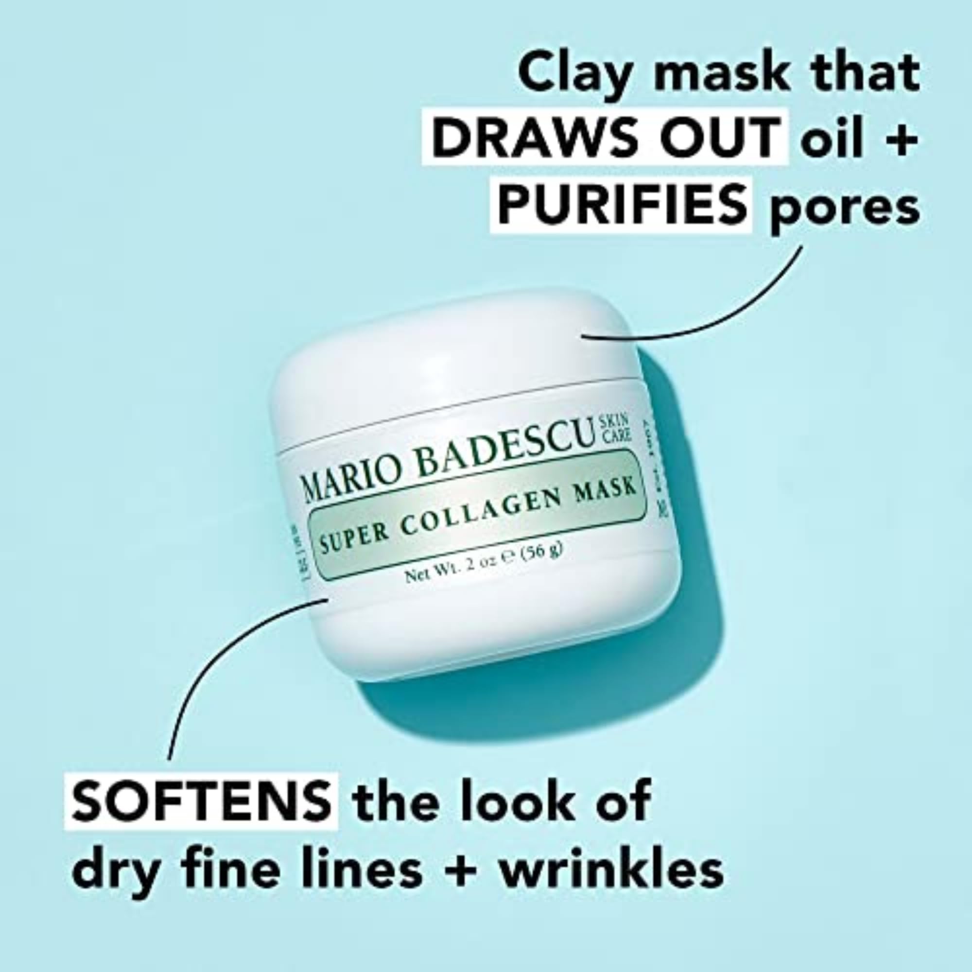 Mario Badescu Super Collagen Mask, Clay Mask Face Skin Care - Generic